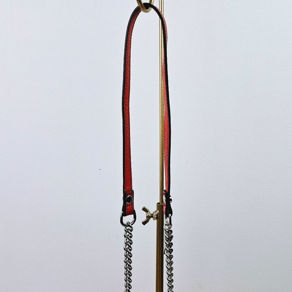 Thacker Anthropologie Capri Crossbody Multi-Compartment Zipper Top Coral Handbag - Picture 10 of 14